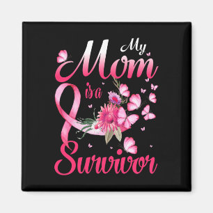 Aimant Maman est une survivante Sensibilisation au cancer