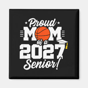 Aimant Maman fière de basket-ball en dernière année de la