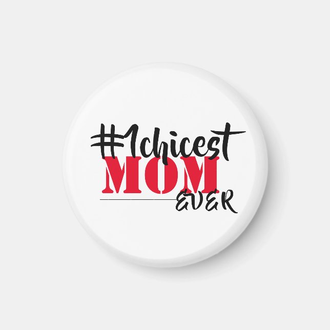Aimant Maman fille jamais (Devant)