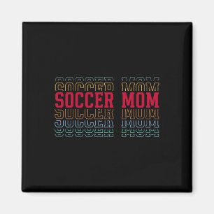 Aimant Maman foot drôle texte superposé mère maman entraî