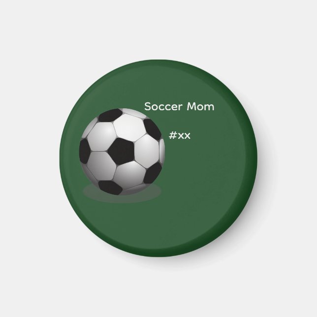 Aimant Maman footballeur  (Devant)