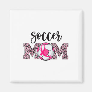 Aimant Maman Footballeuse Sensibilisation au Cancer du Se