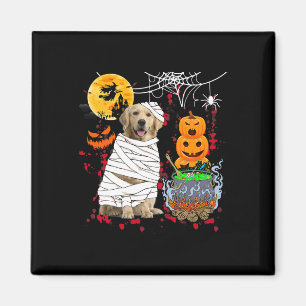 Aimant Maman Golden Retriever Chien Halloween Chien Pum d