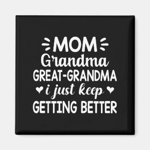 Aimant Maman grand-mère arrière-grand-mère continuent de