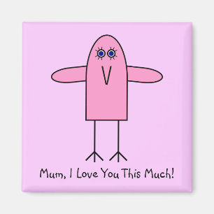 Aimant Maman, je t'aime ce beaucoup !