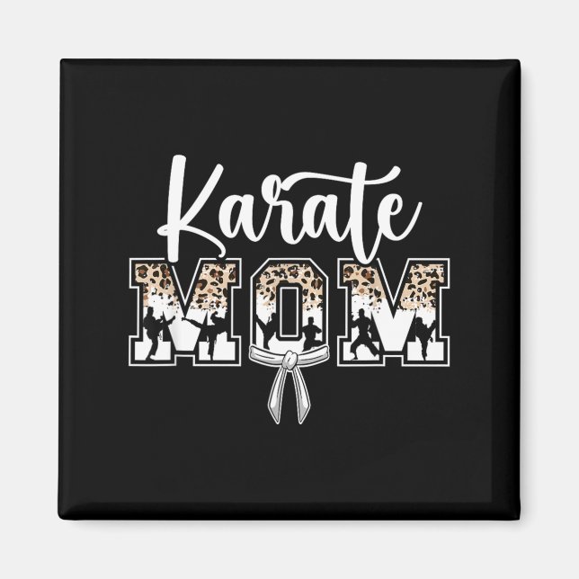 Aimant Maman Karaté Maman Karaté Mère Karaté (Devant)