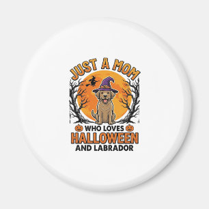 Aimant Maman Labrador Halloween Design de Chien Vintage_1