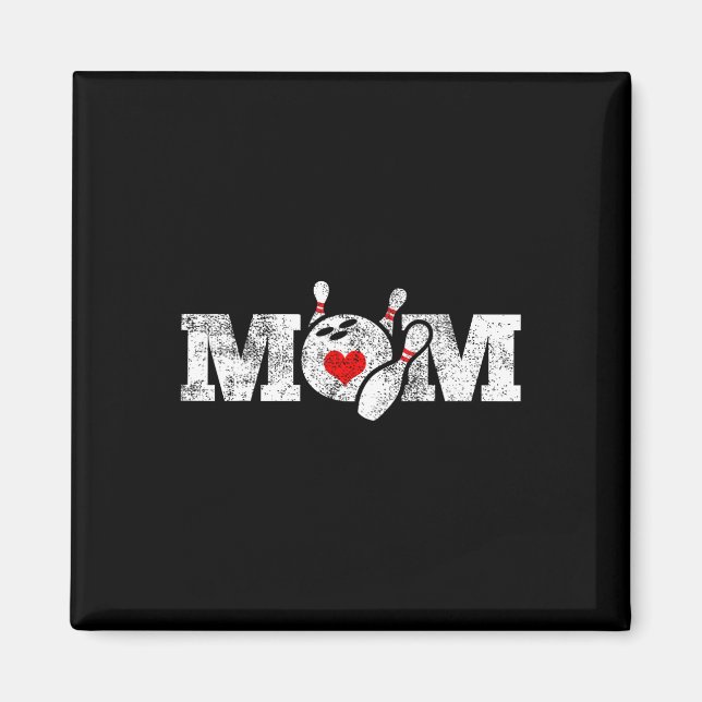 Aimant Maman Mama Bowling Sports (Devant)