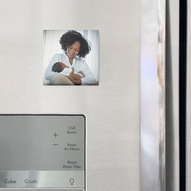 Aimant Maman Mère Bébé Famille Photo Personnaliser (In situ (réfrigérateur))