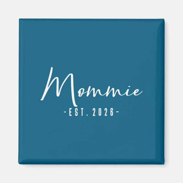 Aimant Maman mignonne Est Annonce de bébé Maman (Devant)