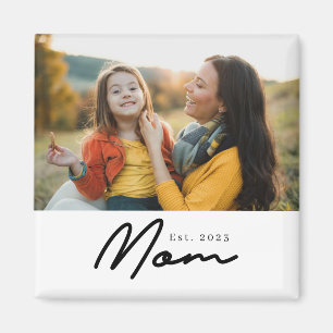 Aimant Maman Photo Fondée