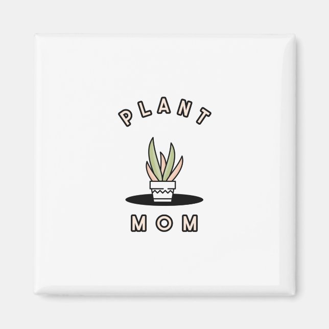 Aimant Maman plante (Devant)