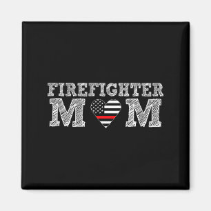 Aimant Maman pompier Cadeau de pompier fier Citation de p