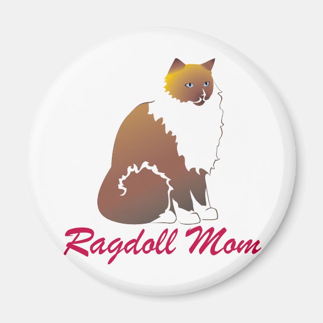Aimant Maman Ragdoll (Devant)