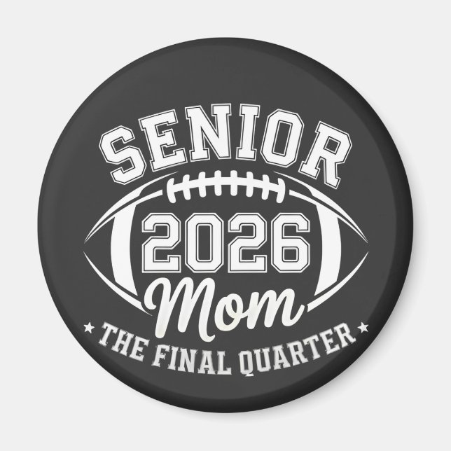 Aimant Maman Senior 2026 Le Dernier Quart (Devant)