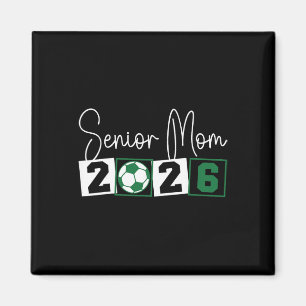 Aimant Maman Senior 2026 Maman de footballeuse Promo 2026