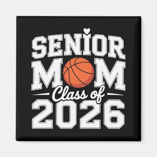 Aimant Maman senior Cl de 2026 Maman de basketball mignon