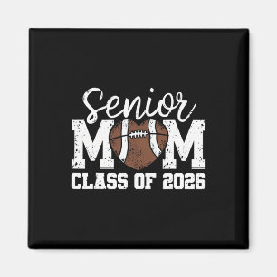 Aimant Maman senior de football Cl de 2026 Diplômée Maman