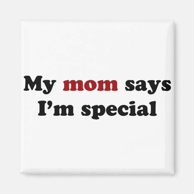 Aimant maman spéciale (Devant)