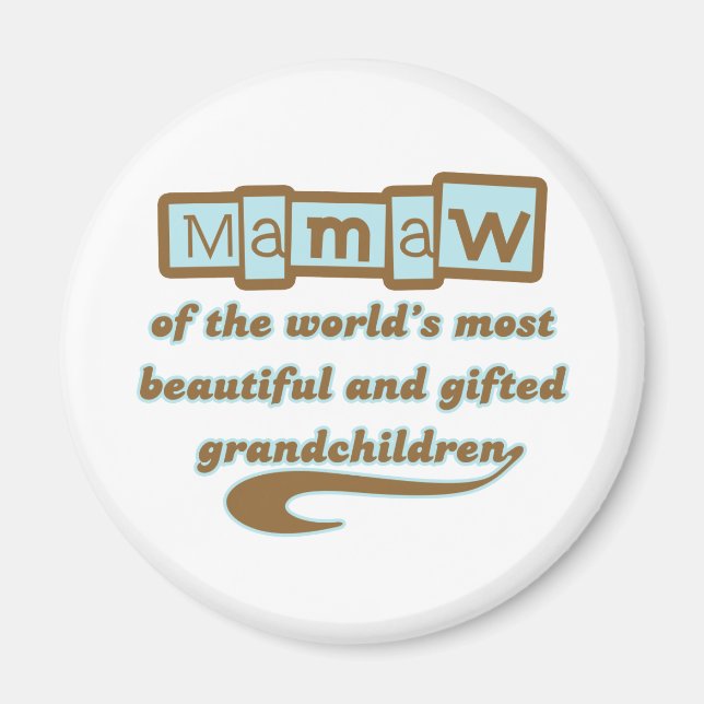Aimant Mamaw of Gifted Grandchildren (Devant)
