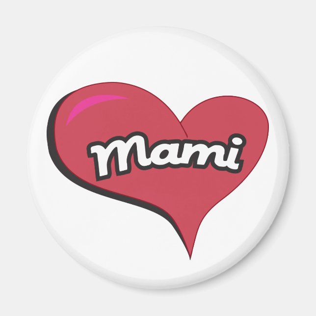 Aimant Mami Heart (Devant)