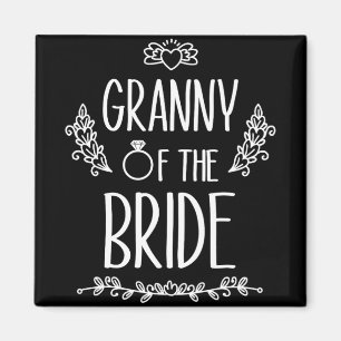 Aimant Mamie De La Mariée Mariée Famille 1