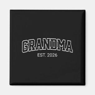 Aimant Mamie Établi 2026 Première fois Grand-mère à être 