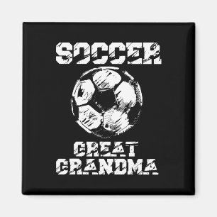 Aimant Mamie footballeuse drôle Mamie super footballeuse