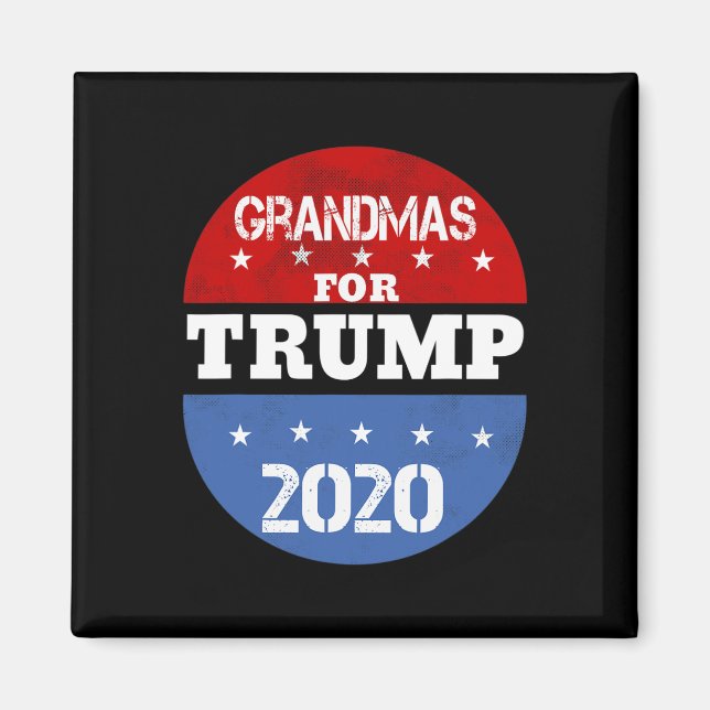 Aimant Mamies pour la réélection de Trump 2020 Cadeau de  (Devant)