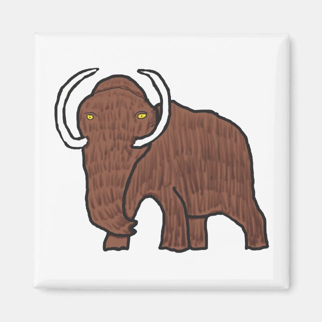Aimant Mammoth laineux (Devant)