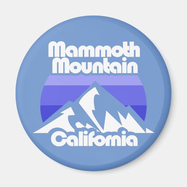 Aimant Mammoth Mountain California (Devant)