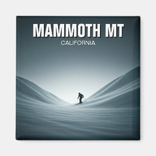 Aimant Mammoth Mountain California Skiing Skier Travel