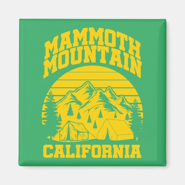 Aimant Mammoth Mountain, Californie (Devant)