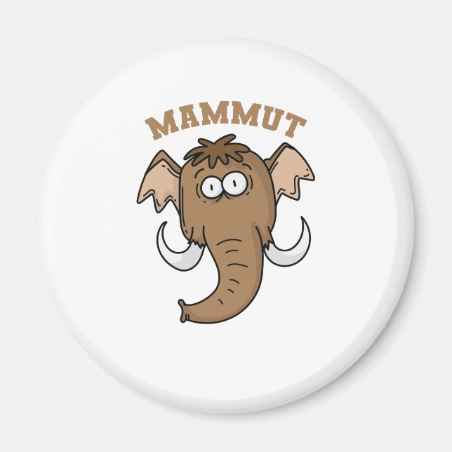 Aimant Mammut mit kurzem Rüssel (Devant)