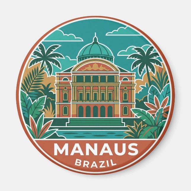 Aimant Manaus Brésil (Devant)