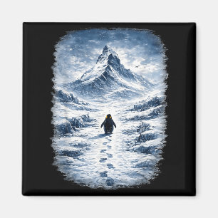 Aimant Manchot mais pourquoi aller vers les montagnes man
