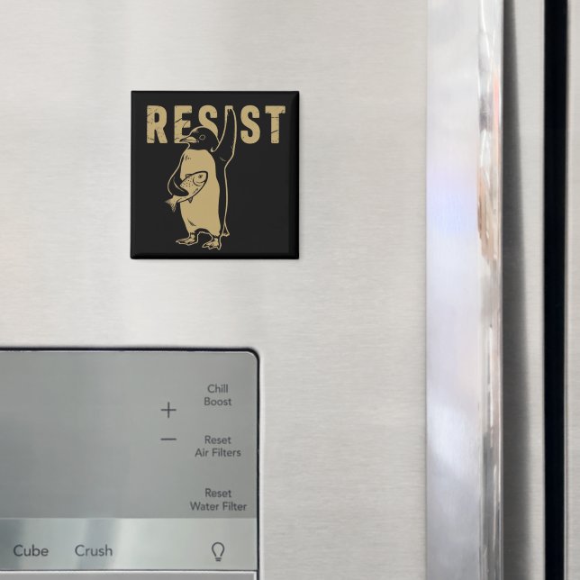 Aimant Manchots résistent Manchots protestent contre les  (In situ (réfrigérateur))