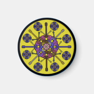 Aimant Mandala de guitare