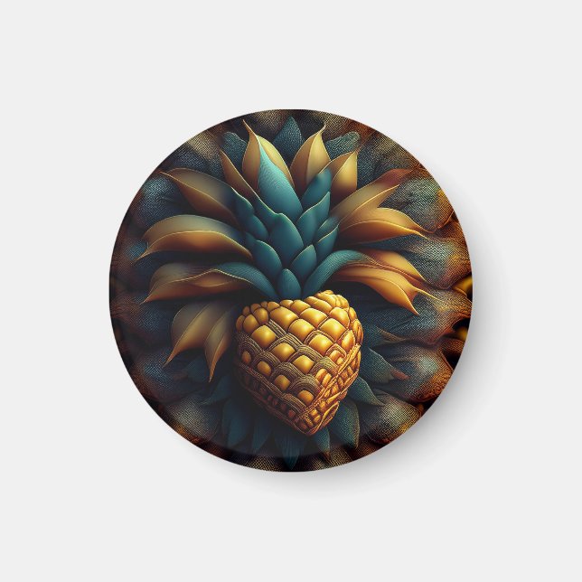 Aimant Mandelbrot ananas fractal (Devant)