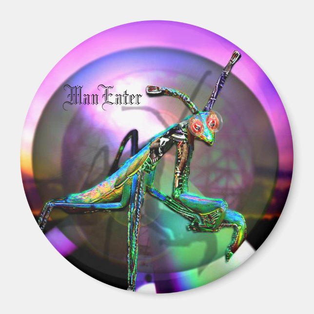 Aimant ManEater personnalisable (Devant)