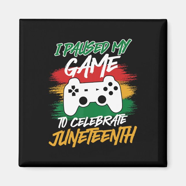 Aimant Manette Console de jeux vidéo a mis mon jeu en pau (Devant)