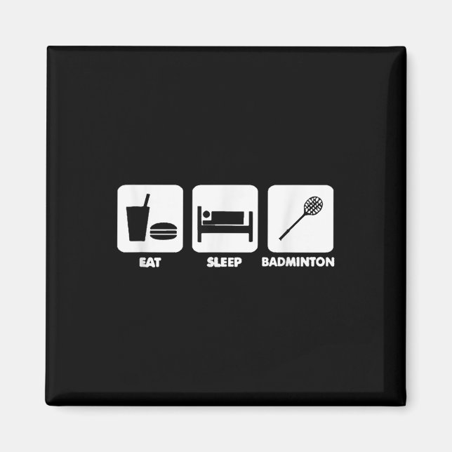 Aimant Mange Sleep Badminton (Devant)