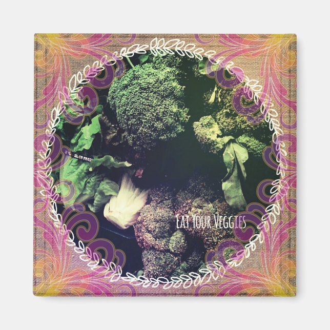 Aimant Mange tes Légumes (Devant)