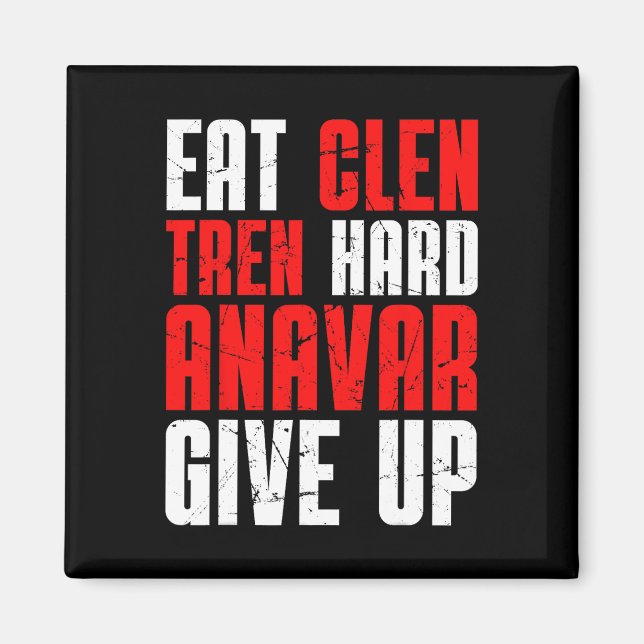 Aimant Manger Clen Tren Dur Anavar Abandonner  (Devant)