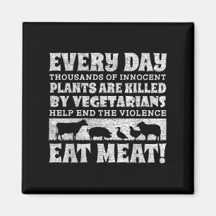 Aimant Manger des animaux est étrange Chemise World Vegan