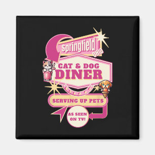 Aimant Manger des animaux Springfield Ohio Funny Cats Chi