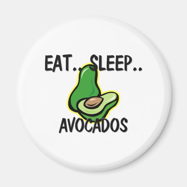 Aimant Manger des AVOCADOS de sommeil (Devant)