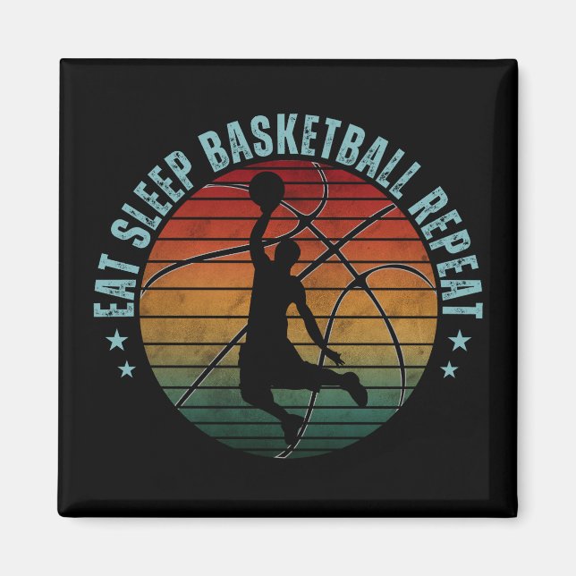 AIMANT MANGER DORMIR BASKETBALL RÉPÉTER (Devant)