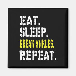 Aimant Manger Dormir Casser les Chevilles Répéter T Shirt