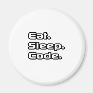 Aimant Manger.Dormir.Code.